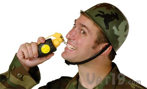 There I was, knee-deep in hand grenade pins…